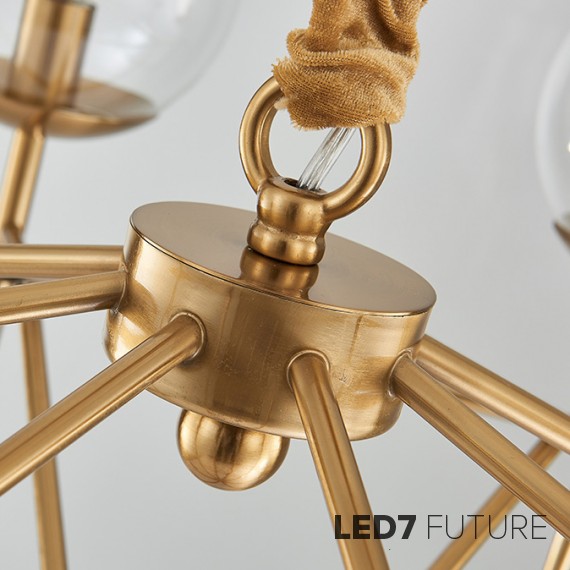 Loft Industry Modern - Gold Spire Chandelier